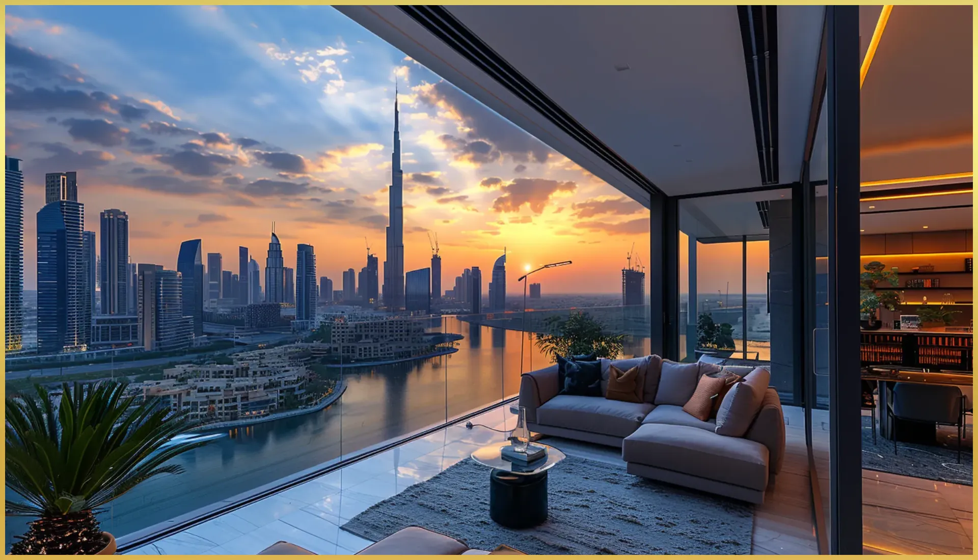 Dubai skyline view 3
