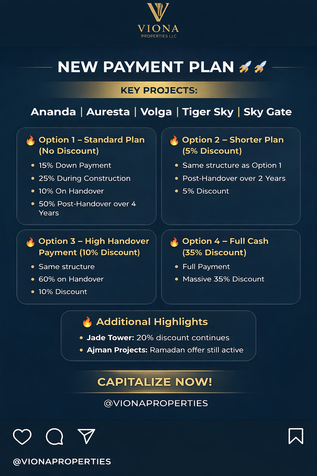 Dubai property hot offer